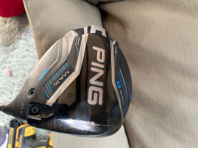 Men's 2025 Ping G440 Max Right Handed Driver Alta CB  50S Stiff Flex Shaft 10.5 Loft (Used)