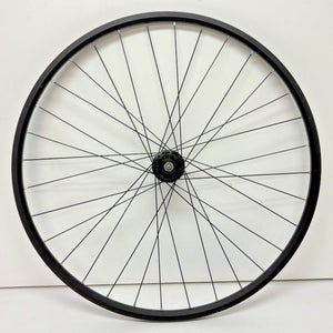 Formula 32-Spoke Black Aluminium Disc Brake 700C Hybrid Bike Front Wheel CLEAN