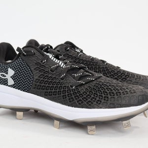 Under Armour Glyde 2 Metal Softball Cleats Black 3026601-001 Women's 9 NEW
