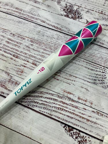 2018 Easton Topaz Alloy Bat (-10) Alloy 18 oz 28" (Used)