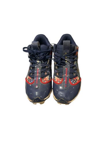 Used Under Armour FREEDOM BB/SB Cleats Navy Blue Junior 01.5 11834-S000046623