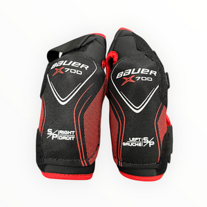 Used Bauer VAPOR X700 Senior Shin Guards Black 13" 11375-S000374146