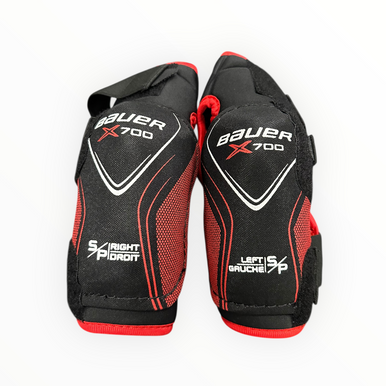 Used Bauer VAPOR X700 Senior Shin Guards Black 13" 11375-S000374146