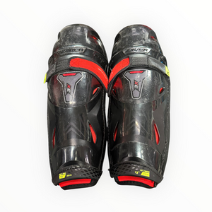 Used Bauer VAPOR 3X Intermediate Shin Guards Black 13" 11375-S000374227