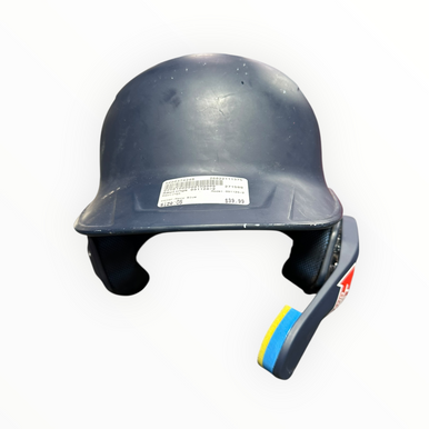 Used Rawlings 091124-2 Batting Helmet No Mask Navy Blue One Size 11375-S000374248