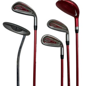 Used Nike VRS JR SET Jr Package Set RH Black And Red 5 Piece 11835-S000204027