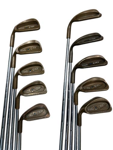 PING EYE 2 BECU IRON SET LH 3-9 PW,SW,LW MATCHING SERIAL #'S 177 11835-S000204726