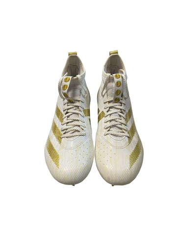 Used Adult FB Cleats White Senior 9.5 11706-S000371545