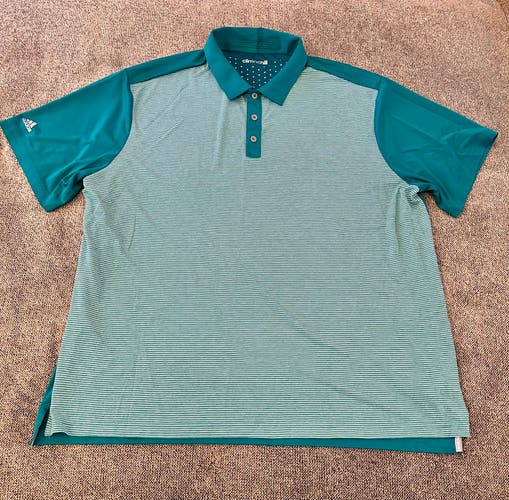 Adidas teal polo shirt ClimaChill