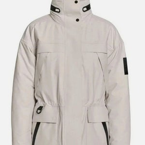 NEW Ski-Doo Women's L Typha X Kanuk Snow Jacket White insulated -35º MSRP $1,050