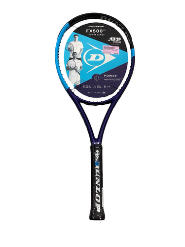 Used Dunlop FX500 LS Adult Tennis Racquet Navy Blue 4 1/4" 11613-C000177046