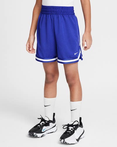 Nike DNA 24 Basketball Shorts Kids Large Deep Night Dri-FIT 5" Inseam DDR2747
