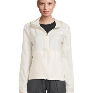 The North Face Cyclone Jacket Women's Small White Hooded Long Sleeve DDR2263
