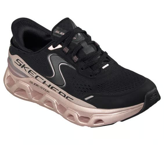 Skechers Glide-Step Altus - Starlight Shine 150514-BKRG Women 9.5 Shoes HAWK2621