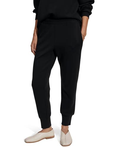 Varley The Slim Cuff Pant Women S Black Tapered Leg Elastic Waist Jogger DDR2892