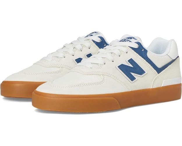 New Balance Numeric 574 Vulc NM574VRU Sneakers Mens 10 White Skate Shoes HTAT505
