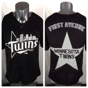 Minnesota Twins First Avenue Jersey (Small) 50th Anniversary Black Button Up