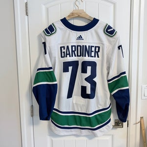 Authentic Reebok Edge 2.0 MIC Vancouver Canucks Reid Gardiner Jersey Size 58