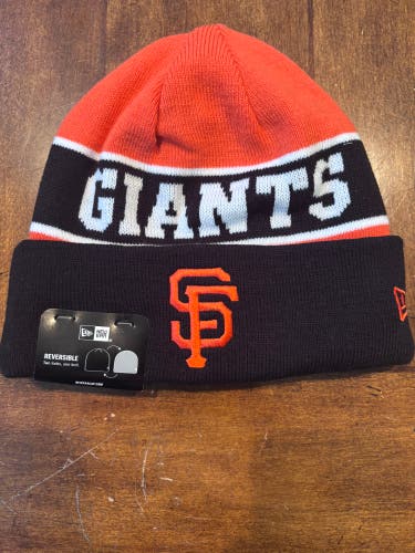 New Era San Francisco Giants White/Orange/Black Beanie - MLB NWT