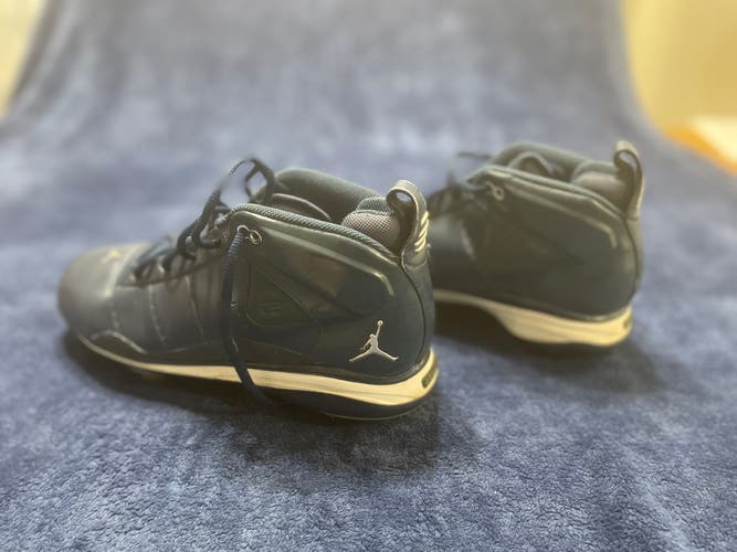 Blue Men's Size M 10.0 (W 11.0) Adult Nike Air Jordan High Top Metal (Used)