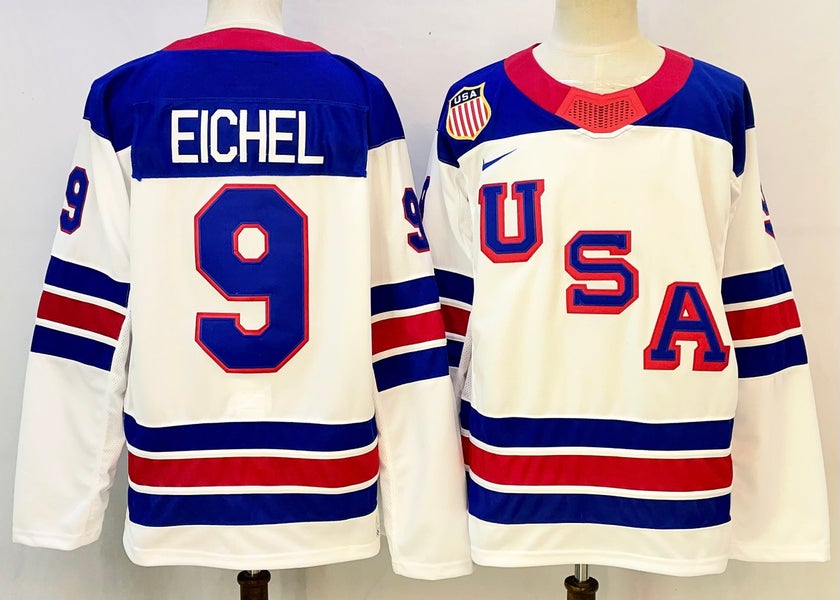Jack Eichel #9 Team USA 2026 Olympic White Hockey Jersey - Nike - Size Medium