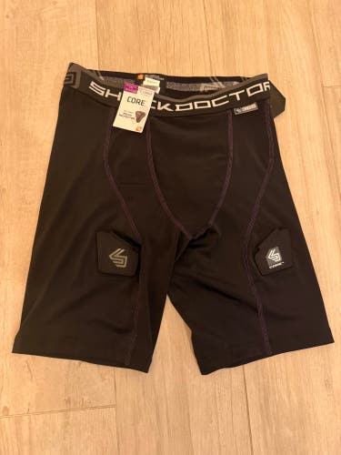 Shock Doctor CORE Women’s Compression Hockey Short w/ Pelvic Protector - NEW/LAST SIX