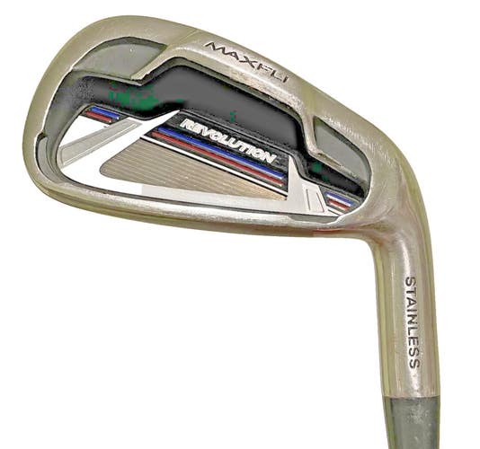 Maxfli Revolution 5 Iron Right-Handed Men's Stiff Steel 37.5" New Midsize Grip