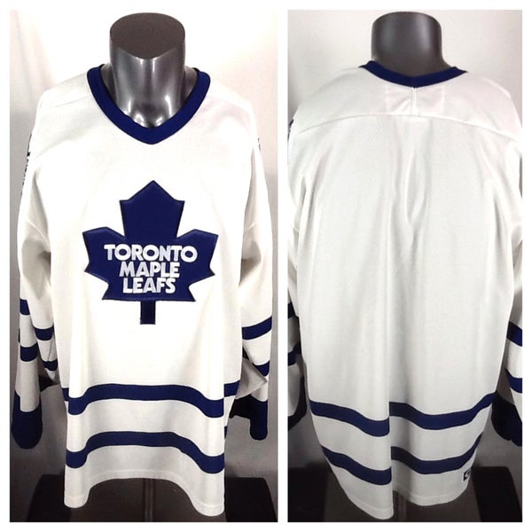 Vintage 90s Toronto Maple Leafs CCM NHL BLANK Hockey Jersey Men’s (Large) Canada