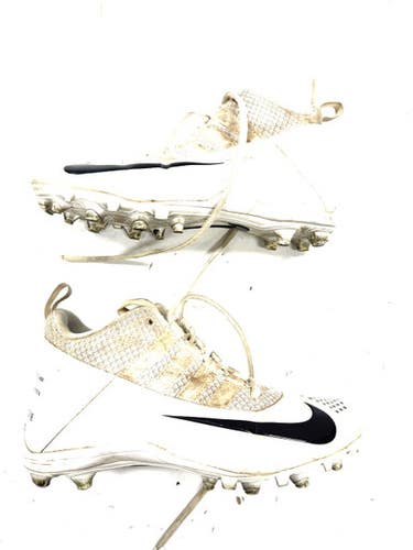 Used Nike LAX Cleats Boys White Junior 04.5 11860-S000304529
