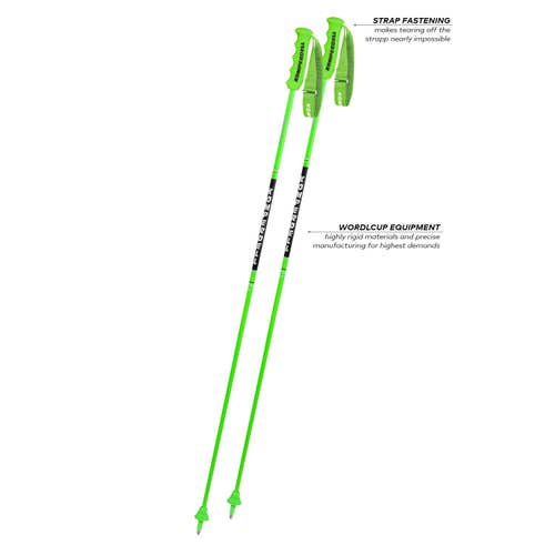 Komperdell CARBON GS 12.3 straight ski race POLES - ALL SIZES