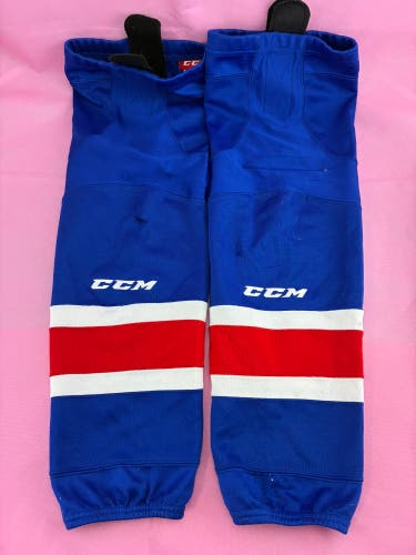 CCM Blue/White/Red Canadiens Socks Intermediate ADD ON