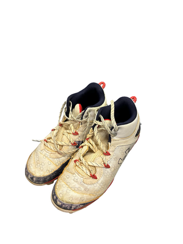 Used Under Armour CLEATS BB/SB Cleats White Junior 03 11682-S000127721