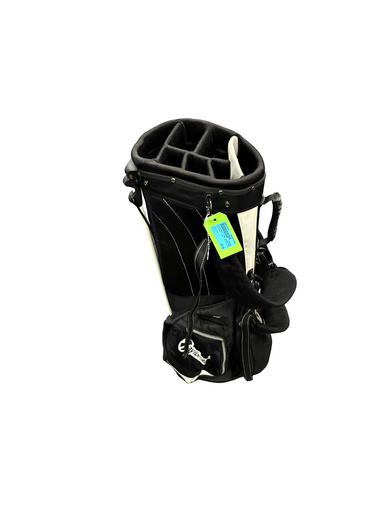 Used Taylormade 7 WAY STAND BAG Mens Stand Bag Black 11682-S000127677