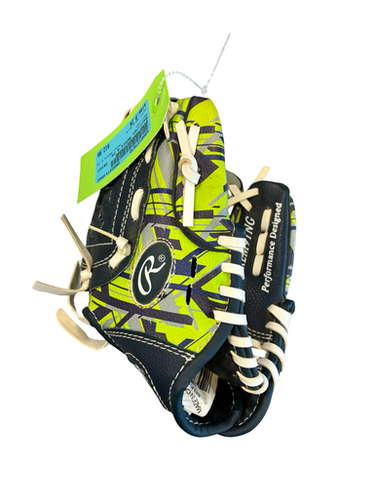 Used Rawlings REMIX 9 IN BB/SB Glove T-ball Navy Blue 9" 11682-S000127670