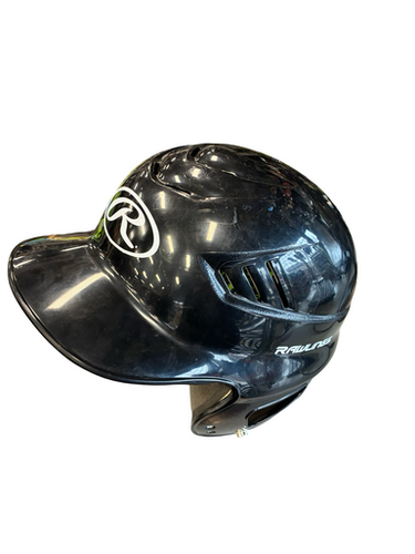 Used Rawlings BATTING HELMET Batting Helmet No Mask Black SM 11682-S000127666