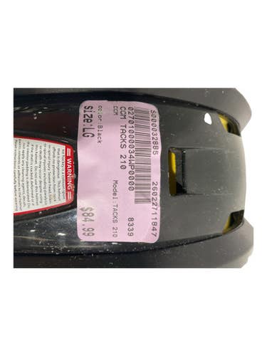 Used CCM TACKS 210 Helmet Cage Combo Black LG 11847-S000032885