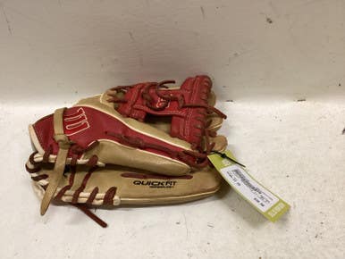 Used Wilson A05RB2311 BB/SB Glove RH Throw Red 11" 11725-S000496718