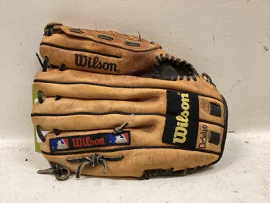 Used Wilson A1814 BB/SB Glove RH Throw Brown 11 1/4" 11725-S000497843