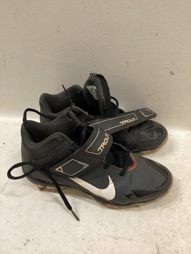 Used Nike TROUT BB/SB Cleats Black Junior 04.5 11725-S000497995