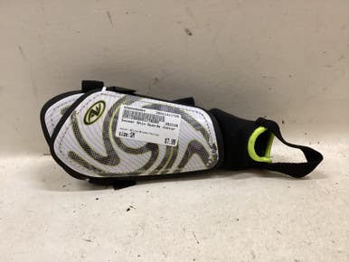 Used Soccer Shin Guards Junior White/Black/Yellow SM 11725-S000498064