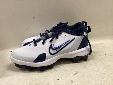 Used Nike FORCE TROUT 9 PRO MCS BG BB/SB Cleats Navy And White Junior 04.5 11725-S000498159