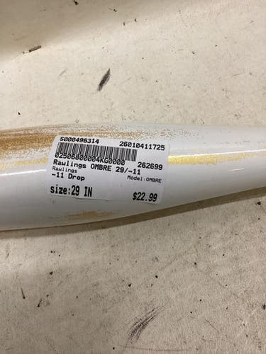 Used Rawlings OMBRE BB/SB Fastpitch Bat 29" 11725-S000496314