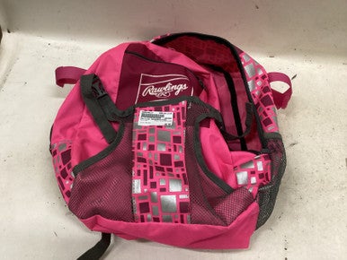 Used Rawlings BACKPACK-PINK BB/SB Player Backpack Maroon 11725-S000496317