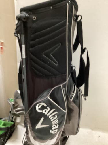 Used Callaway STAND BAG Mens Stand Bag Black And Grey 11725-S000496821