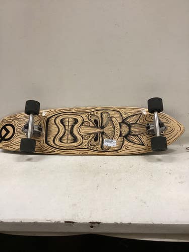 Used Quest SKATEBOARD Complete Skateboard Black Long 11725-S000498208