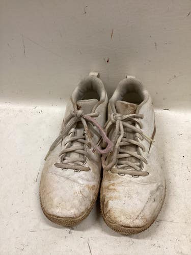 Used Nike VPR LACROSSE LAX Cleats Mens White Senior 6.5 11725-S000498209