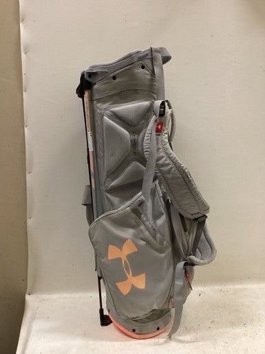 Used Under Armour STORM Mens Stand Bag Charcoal And Orange 11725-S000498221