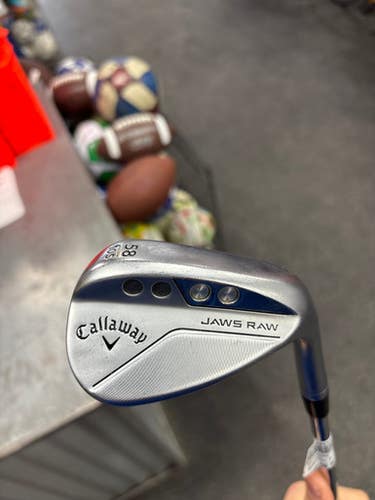 Used Callaway JAWS RAW Golf Wedge Mens RH 58 Degree 11337-S000479118