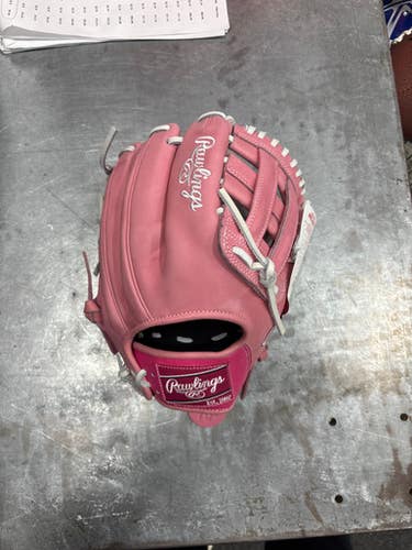 Used Rawlings HEART OF THE HIDE R2G BB/SB Glove RH Throw Pink 11 1/2" 11337-S000479158