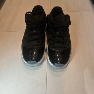 Black Men's Size M 11.0 (W 12.0) Adult Air Jordan 11 Retro Shoes (New)